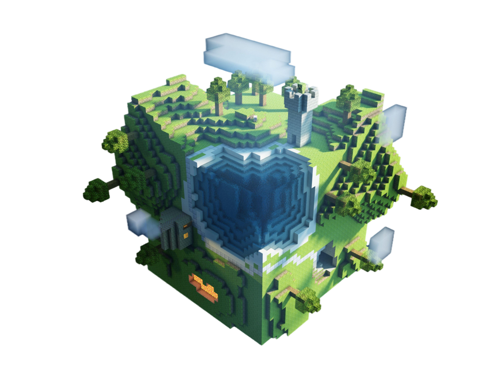 Animated Minecraft World